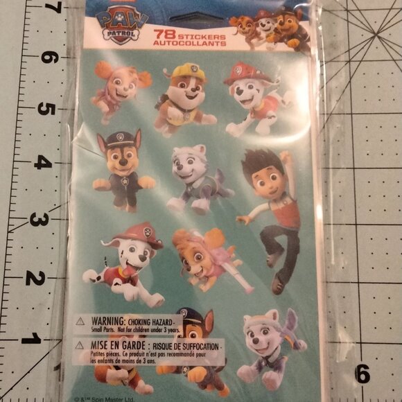 Nickelodeon Paw Patrol 78 Sticker Pack With 2 Designs Kids - Picture 2 of 7